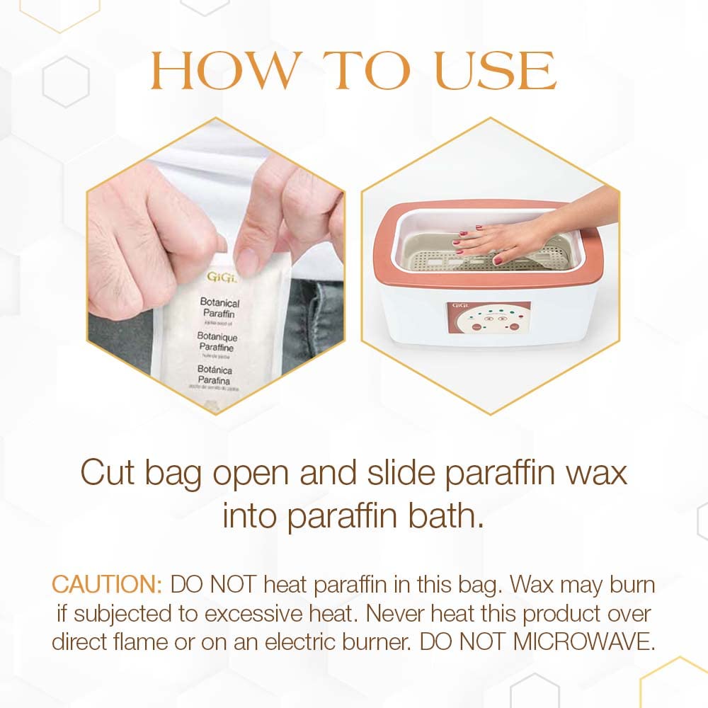 Amazon.com : GiGi Botanical Paraffin Wax Refill with Jojoba Oil